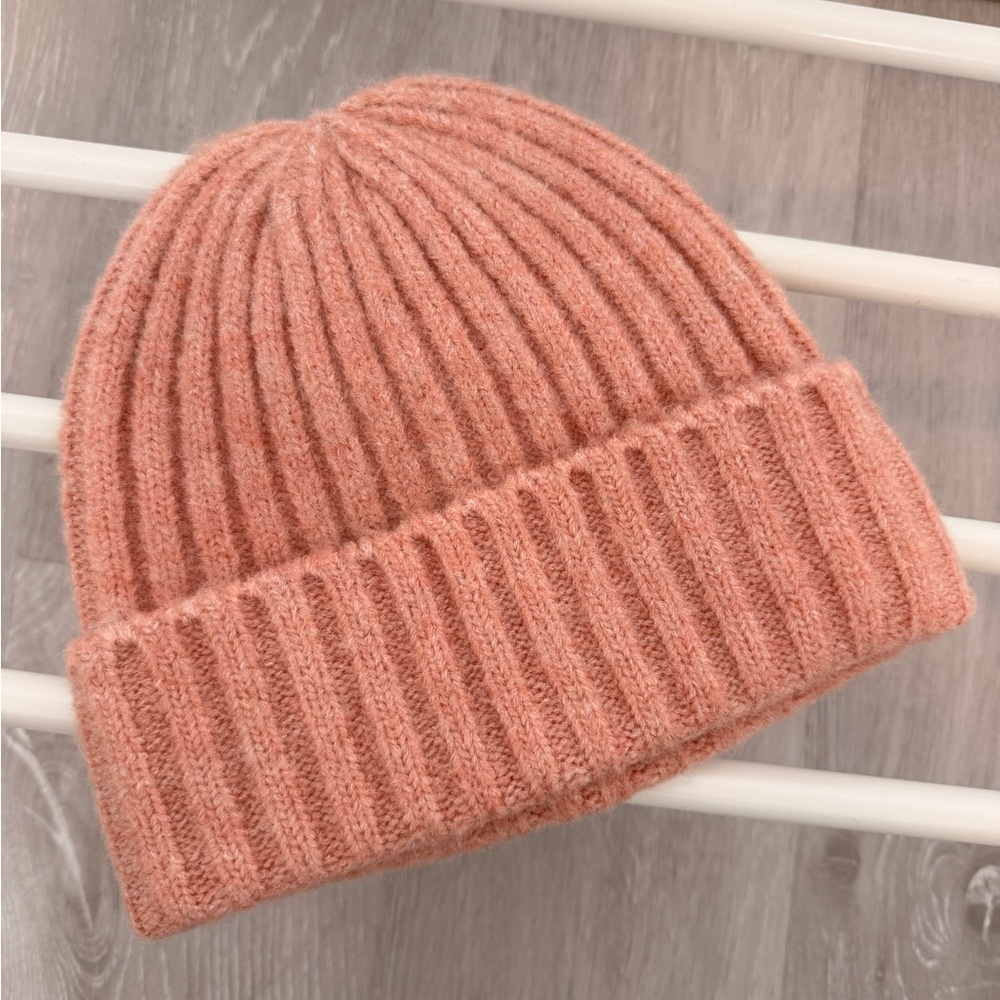 Cozy Pink Knit Beanie